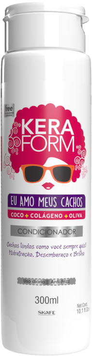 Condicionador Keraform Eu Amo Meus Cachos 300ml