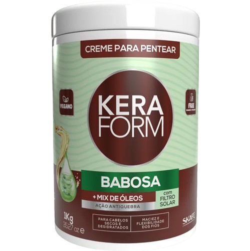 CX C/ 6 UNIT - Creme para Pentear Keraform Babosa 1kg