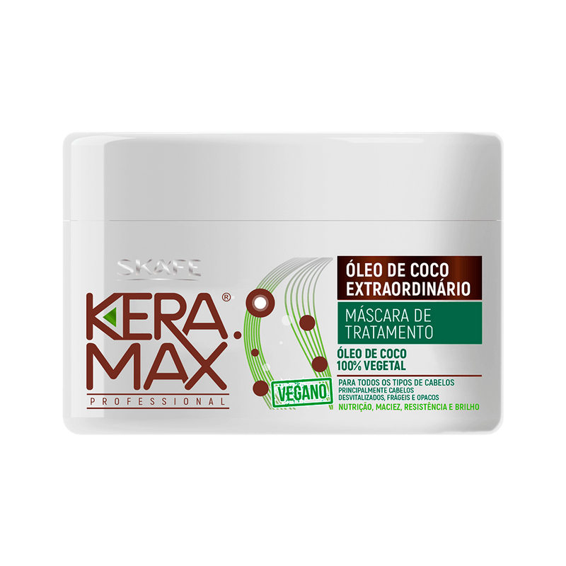 Máscara de Tratamento Keramax Óleo de Coco Extraordinário 350g