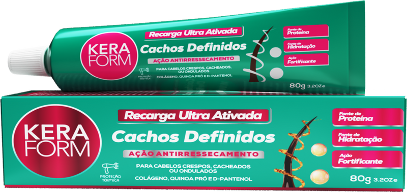 CX C/ 6 UNIT - Recarga Ultra Ativada Keraform Cachos Definidos