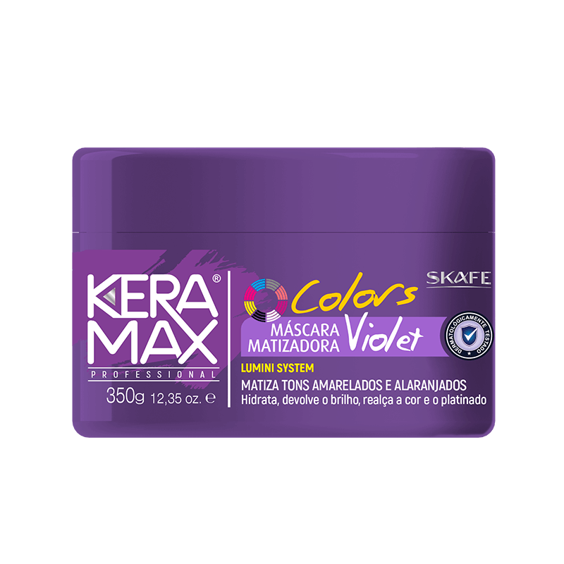 CX C/ 6 UNIT -  Máscara Matizadora Violet Keramax Colors 350g