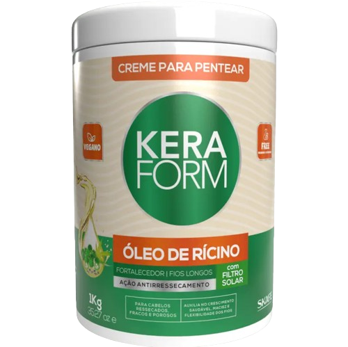 Creme para Pentear Keraform Óleo de Rícino 1kg