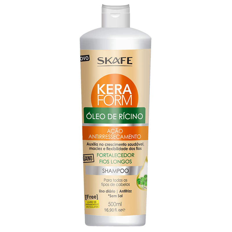 CX C/ 6 UNIT - Shampoo Keraform Óleo de Rícino 500ml