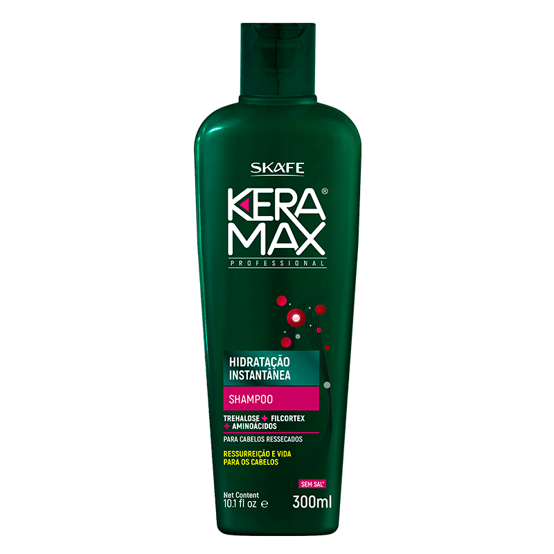 Shampoo Keramax Hidratação Instantânea 300ml