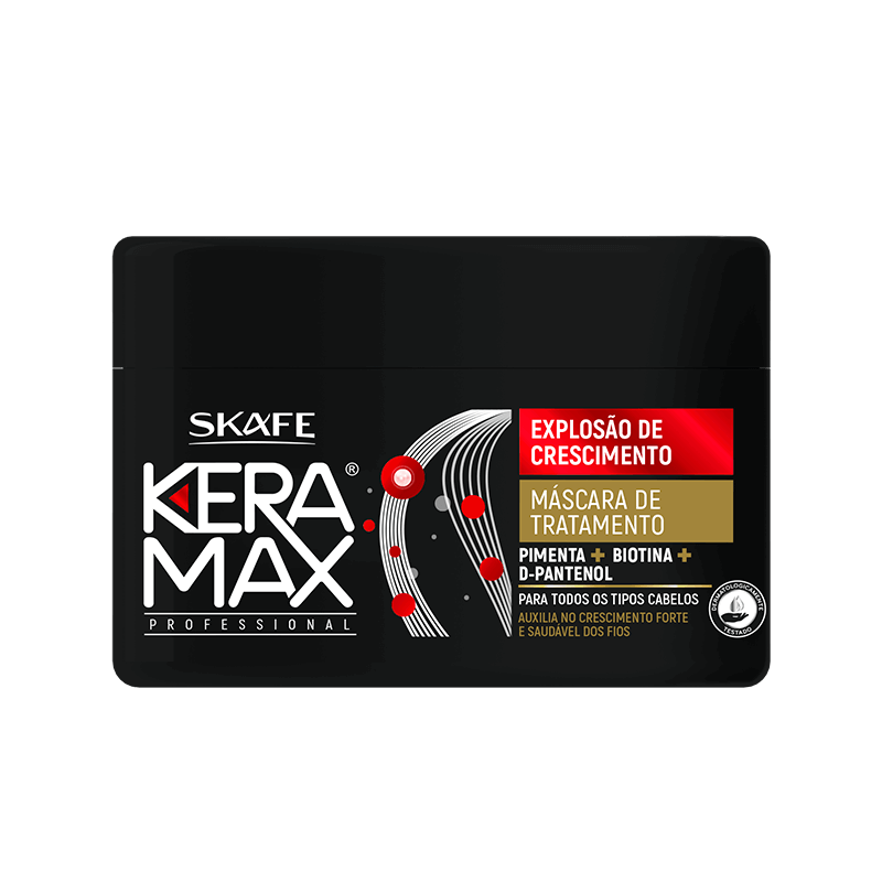 CX C/ 6 UNIT - Máscara de Tratamento Keramax Explosão de Crescimento 350g