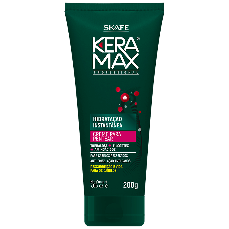 Creme para Pentear Keramax Hidratação Instantânea 200g