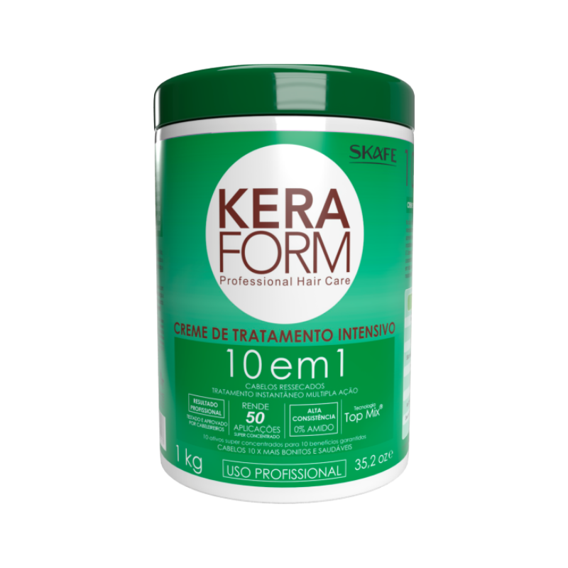 Creme de Tratamento Intensivo Keraform 10 em 1 1kg