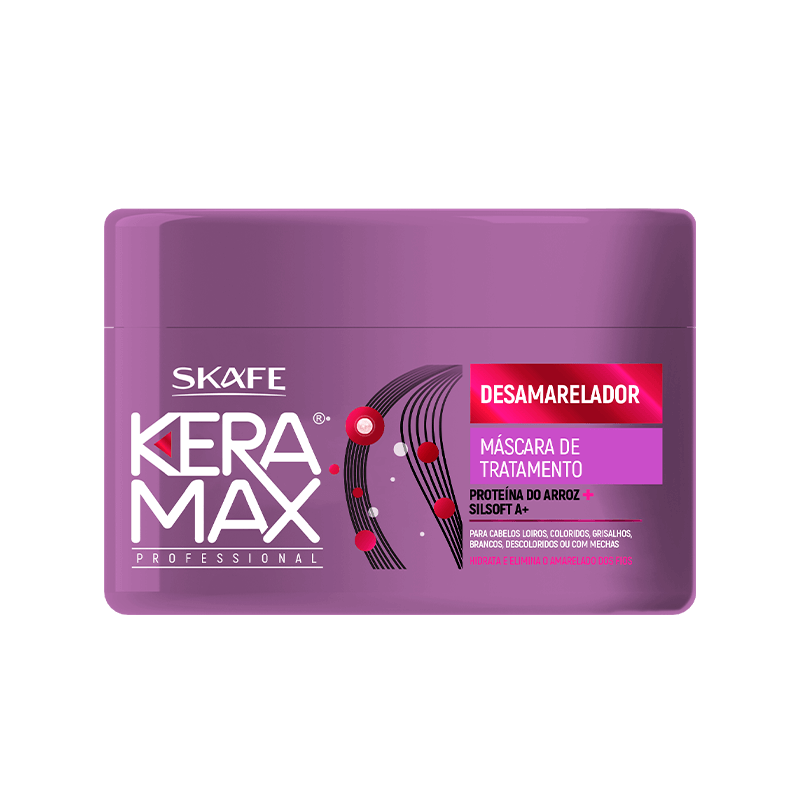 Máscara de Tratamento Keramax Desamarelador 350g