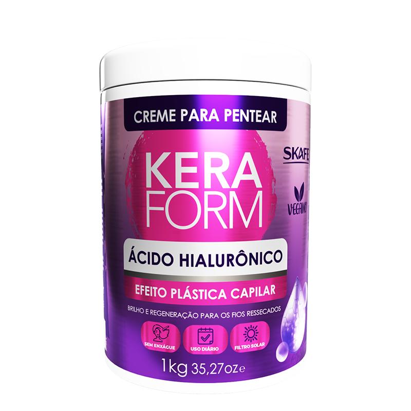 Creme para Pentear Keraform Ácido Hialurônico 1kg