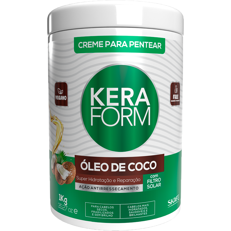 Creme para Pentear Keraform Óleo de Coco 1kg