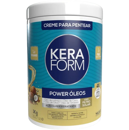 Creme para Pentear Keraform Power Óleos 1kg