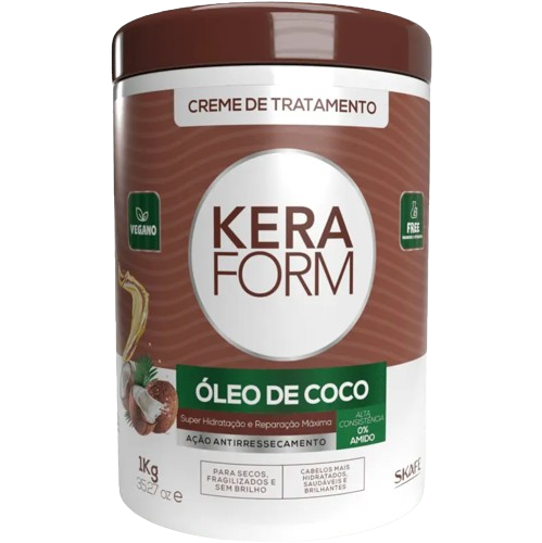 Creme de Tratamento Intensivo Keraform Óleo de Coco 1kg