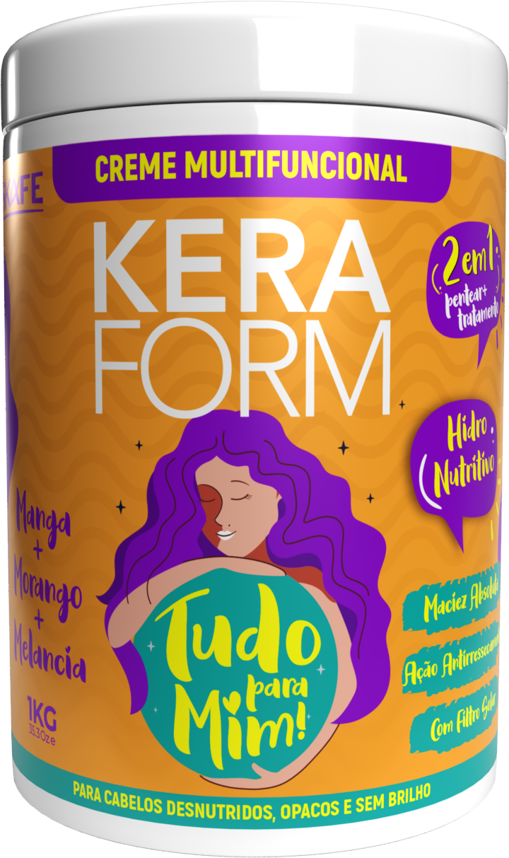 CX C/ 6 UNIT - Creme Multifuncional Keraform Tudo Para Mim 1Kg