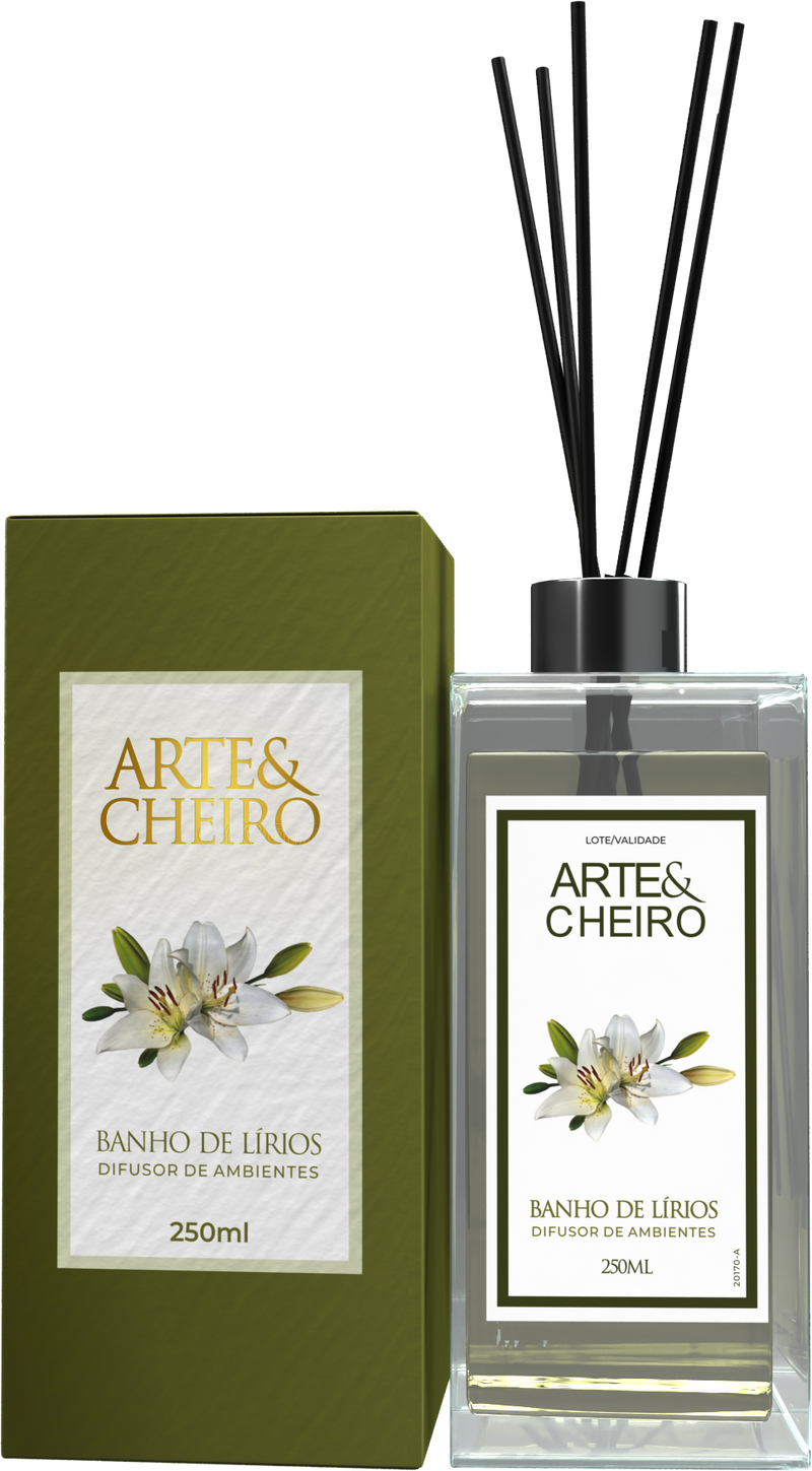 Difusor de Ambientes Arte & Cheiro Banho de Lírios 250ml