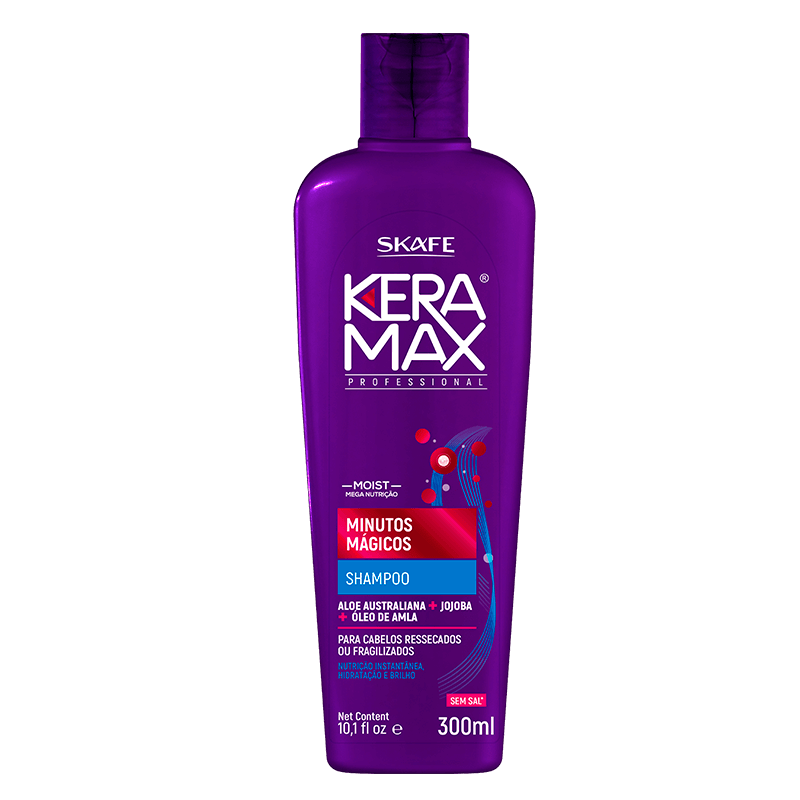 Shampoo Keramax Minutos Mágicos 300ml