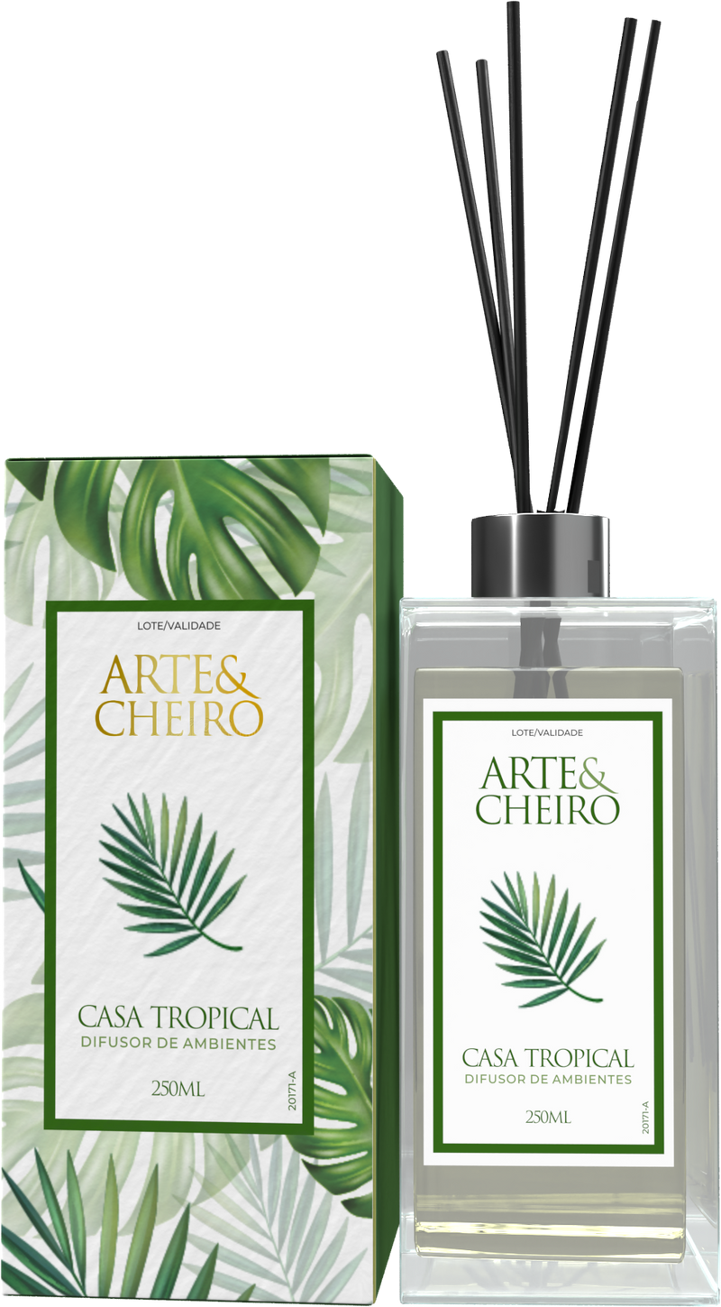 Difusor de Ambientes Arte & Cheiro Casa Tropical 250ml