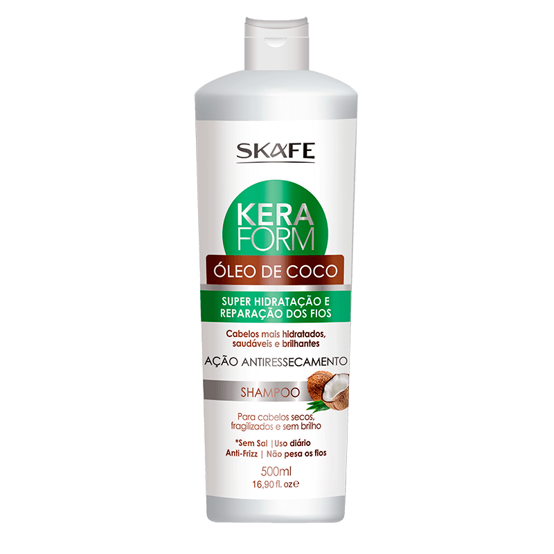 CX C/ 6 UNIT - Shampoo Keraform Óleo de Coco 500ml