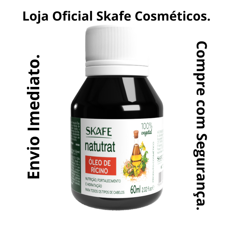 Kit Umectação Capilar Explosivo: Óleo de Alecrim | Óleo de Coco | Óleo de Rícino Natutrat S.O.S 60ml