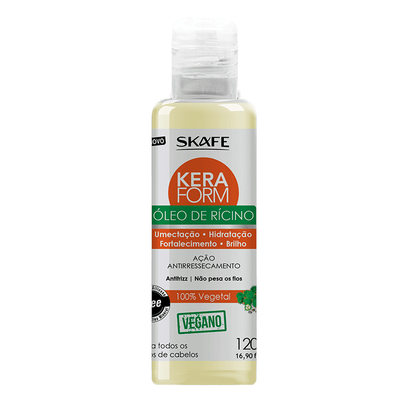 Óleo de Rícino Vegano Keraform 120ml