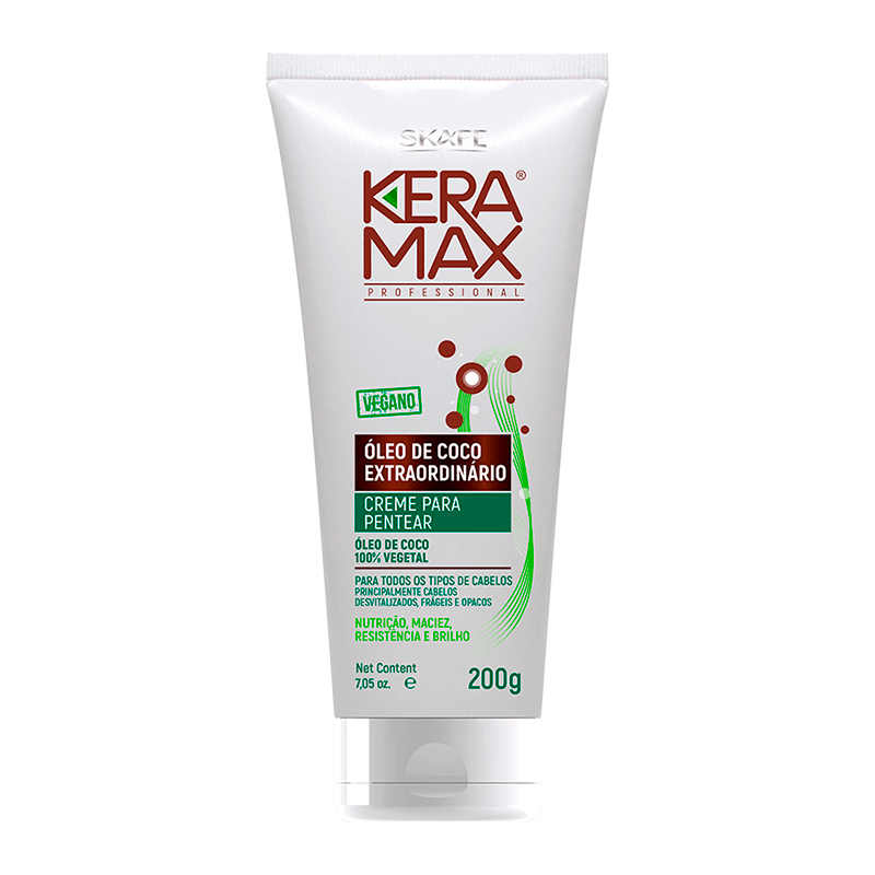 Creme para Pentear Keramax Óleo de Coco Extraordinário 200g