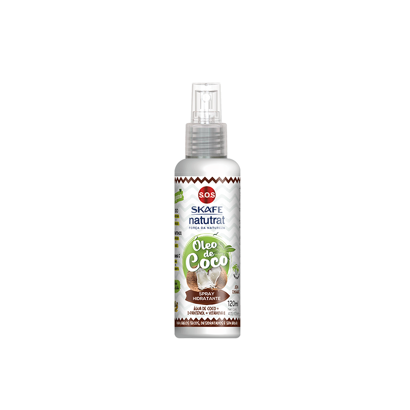 Spray Hidratante Natutrat S.O.S Força da Natureza Coco 120ml