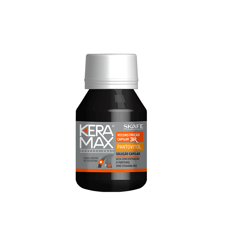 Solução Pantovitol Keramax Reconstrução Capilar 60ml